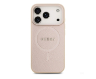 Guess Saffiano Classic Logo MagSafe do iPhone 17 Pro różowy - 1365579 - zdjęcie 2